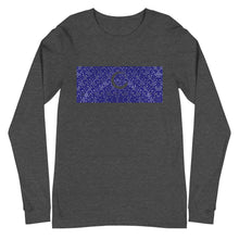 Load image into Gallery viewer, Paisley in Blue Long Sleeve &quot;Our CommuniTee&quot;
