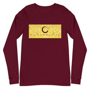 Paisley in Yellow Long Sleeve "Our CommuniTee"