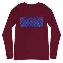 Load image into Gallery viewer, Paisley in Blue Long Sleeve &quot;Our CommuniTee&quot;
