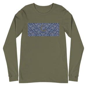 Long Sleeve Paisley in Navy "Our CommuniTee"