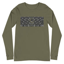 Load image into Gallery viewer, Paisley in Black Long Sleeve &quot;Our CommuniTee&quot;
