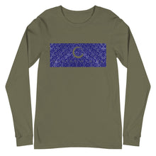 Load image into Gallery viewer, Paisley in Blue Long Sleeve &quot;Our CommuniTee&quot;
