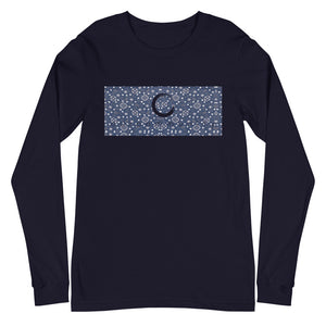 Long Sleeve Paisley in Navy "Our CommuniTee"