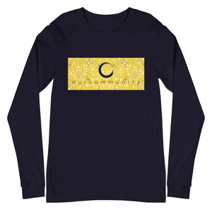 Paisley in Yellow Long Sleeve "Our CommuniTee"