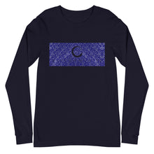 Load image into Gallery viewer, Paisley in Blue Long Sleeve &quot;Our CommuniTee&quot;
