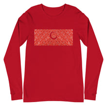 Load image into Gallery viewer, Paisley in Red Long Sleeve &quot;Our CommuniTee&quot;
