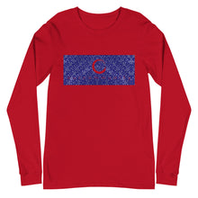 Load image into Gallery viewer, Paisley in Blue Long Sleeve &quot;Our CommuniTee&quot;
