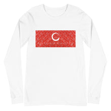 Load image into Gallery viewer, Paisley in Red Long Sleeve &quot;Our CommuniTee&quot;
