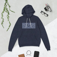 Load image into Gallery viewer, Paisley in Navy &quot;Our CommuniTee&quot; Hoodie
